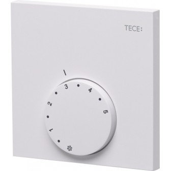Termostat de camera TECEfloor RT-A; analog, incalzire/racire, alb, 230 V